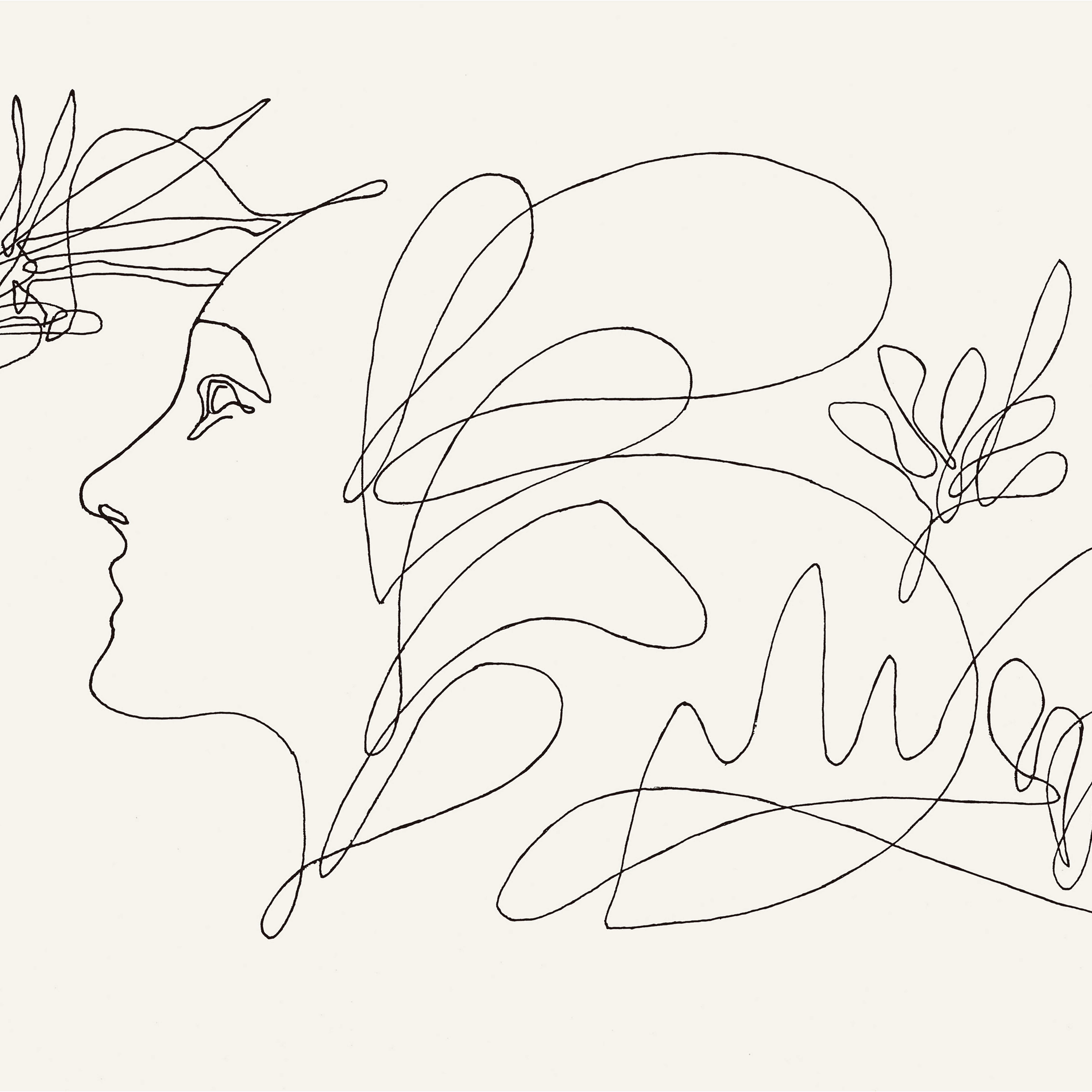 五指山花  文学插图选页•毛笔  1986